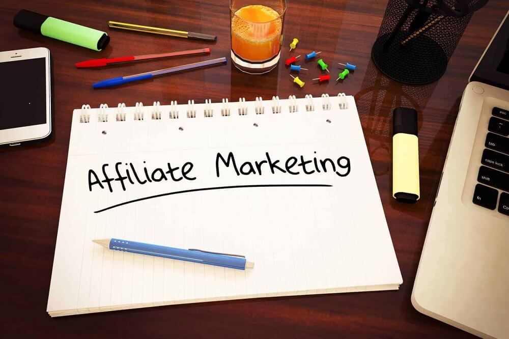 affiliate marketing op wit papier